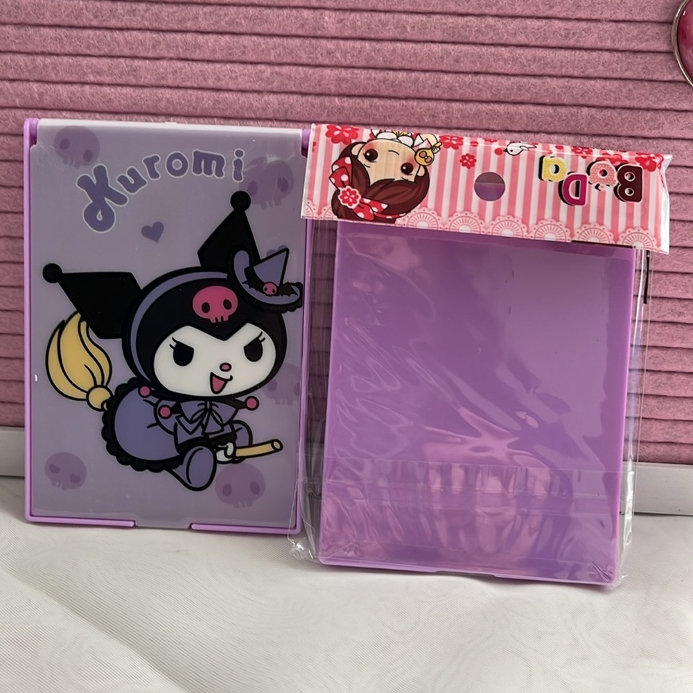 NIP (1) Kuromi Purple Mirror and Comb Set - Picture 2 of 4